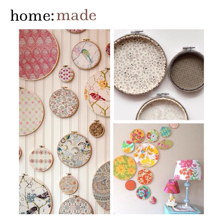 home: made [ embroidery hoop art ]