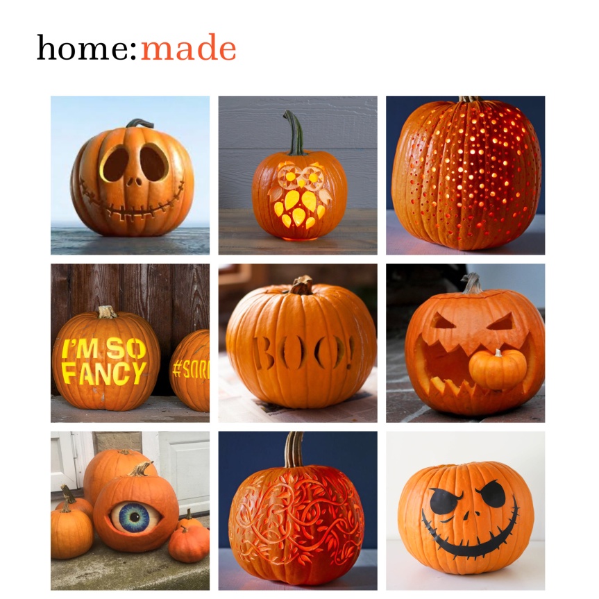 home: made [ pumpkin carving ]