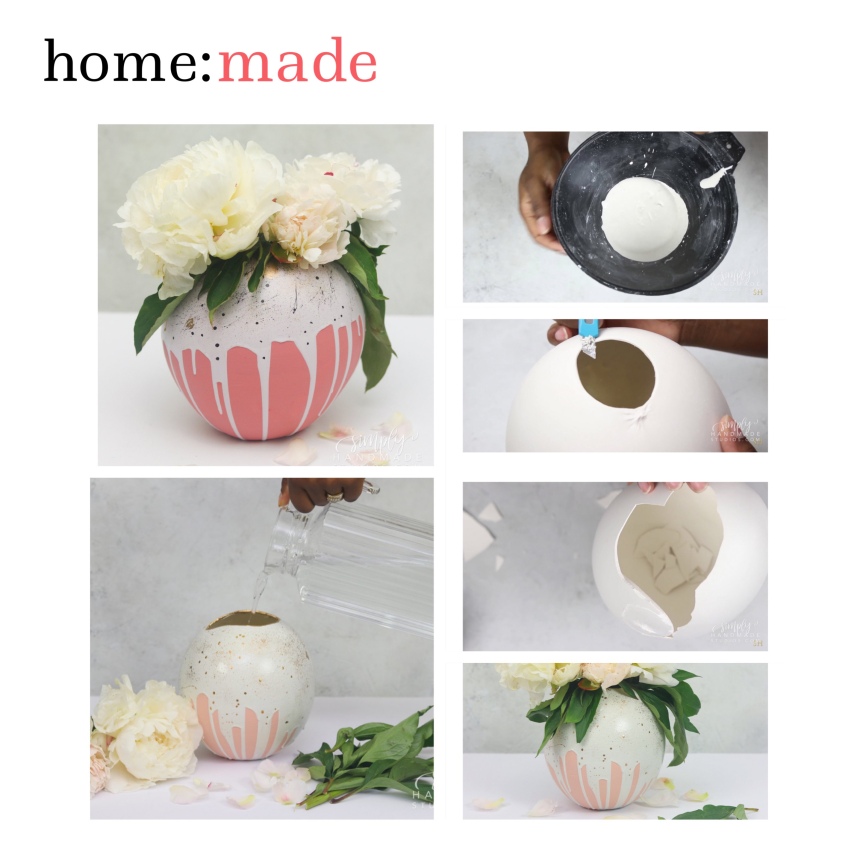 home: made [ balloon vase ]